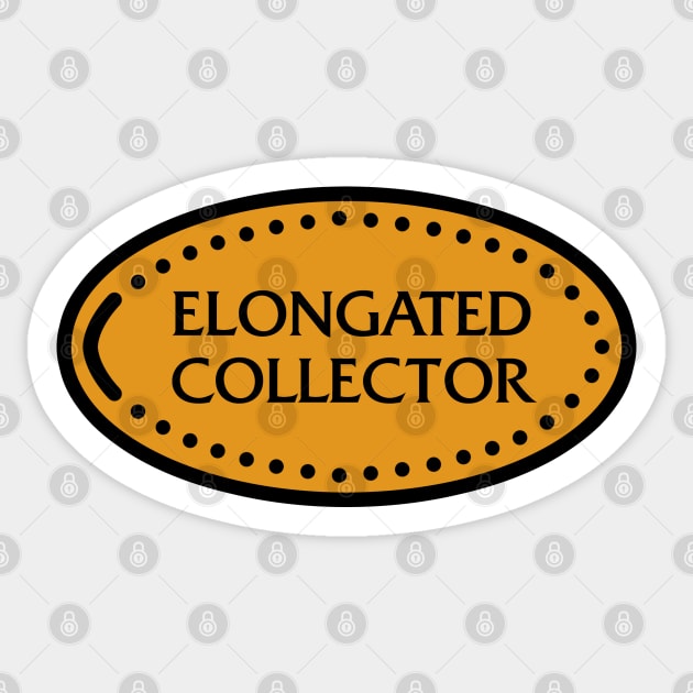 Elongated Collector Sticker by DeguArts